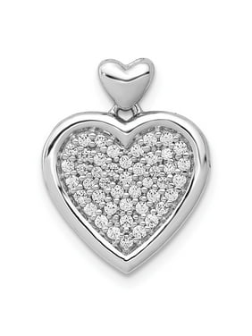KIOKORI 14k Yellow Diamond Heart Earrings 1/20-Carat KIOKORI 14k Yellow Diamond Heart Earrings 1/20-Carat